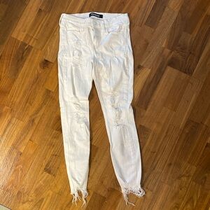 Express white jeans